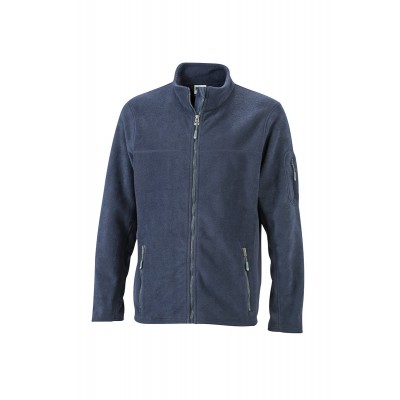 Pile Men's Workwear Fleece Jacket colore navy/navy taglia XXL