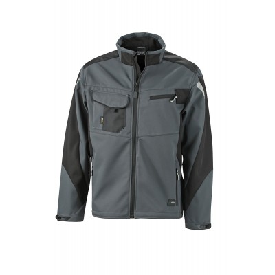 Giacche Workwear Softshell Jacket colore carbon/black taglia M