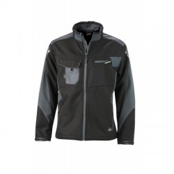 Giacche Workwear Softshell Jacket colore black/carbon taglia XXL