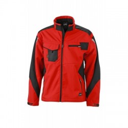 Giacche Workwear Softshell Jacket colore red/black taglia XL