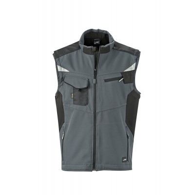 Giacche Workwear Softshell Vest colore carbon/black taglia S