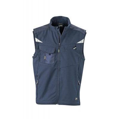 Giacche Workwear Softshell Vest colore navy/navy taglia XS