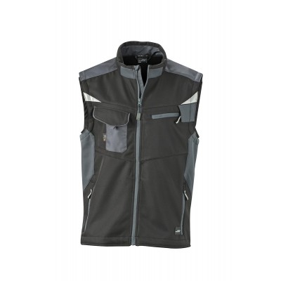 Giacche Workwear Softshell Vest colore black/carbon taglia XS