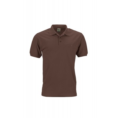 Polo Men's Workwear Polo Pocket colore brown taglia XS