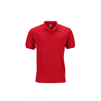 Polo Men's Workwear Polo Pocket colore red taglia M