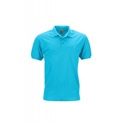 Polo Men's Workwear Polo Pocket colore turquoise taglia XS