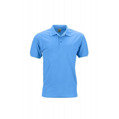 Polo Men's Workwear Polo Pocket colore aqua taglia S