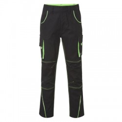 Pantaloni Workwear Pants-Level 2 colore black/lime-green taglia 44