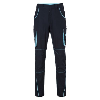 Pantaloni Workwear Pants-Level 2 colore navy/turquoise taglia 44