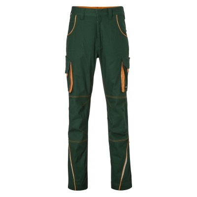 Pantaloni Workwear Pants-Level 2 colore dark-green/orange taglia 46