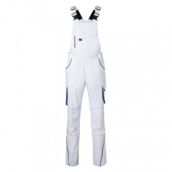 Pantaloni Workwear Pants with Bib-Level 2 colore white/royal taglia 46