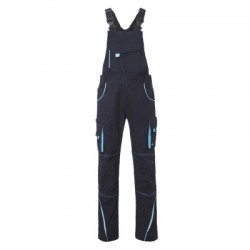 Pantaloni Workwear Pants with Bib-Level 2 colore navy/turquoise taglia 54