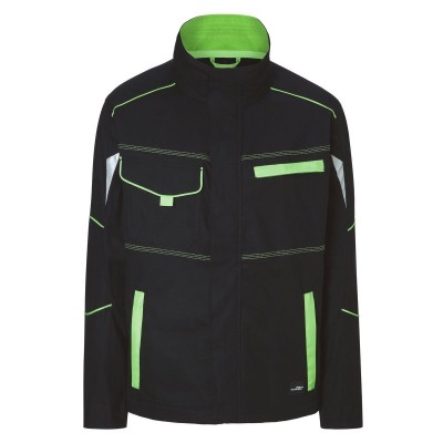 Giacche Workwear Jacket colore black/lime-green taglia S