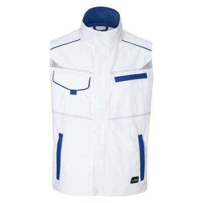 Giacche Workwear Vest-Level 2 colore white/royal taglia L