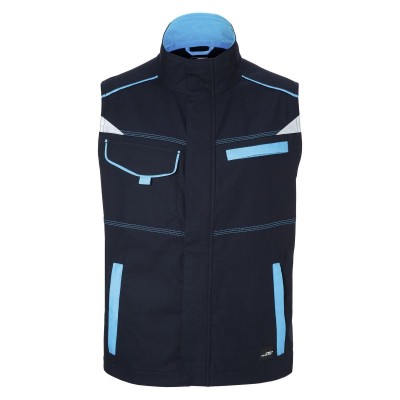 Giacche Workwear Vest-Level 2 colore navy/turquoise taglia 3XL