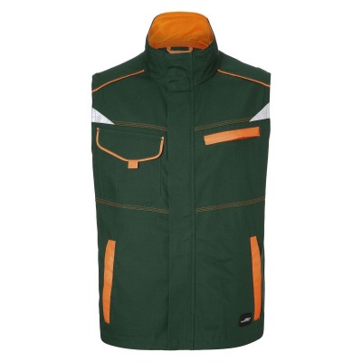 Giacche Workwear Vest-Level 2 colore dark-green/orange taglia XL