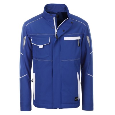 Soft shell Workwear Softshell Jacket-Level 2 colore royal/white taglia XXL