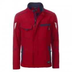 Soft shell Workwear Softshell Jacket-Level 2 colore red/navy taglia M