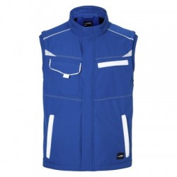 Soft shell Workwear Softshell Vest-Level 2 colore royal/white taglia L