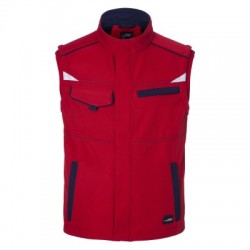 Soft shell Workwear Softshell Vest-Level 2 colore red/navy taglia M