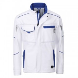 Soft shell Workwear Softshell Padded Jacket-Level 2 colore white/royal taglia L