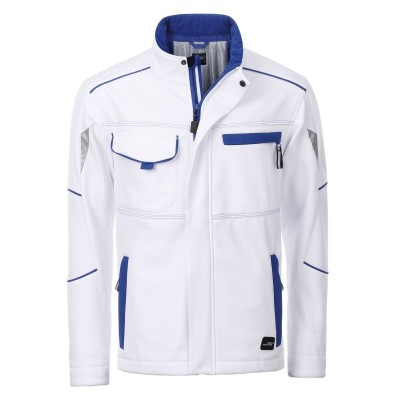 Soft shell Workwear Softshell Padded Jacket-Level 2 colore white/royal taglia XXL
