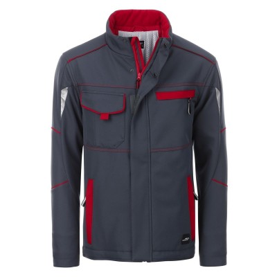 Soft shell Workwear Softshell Padded Jacket-Level 2 colore carbon/red taglia L
