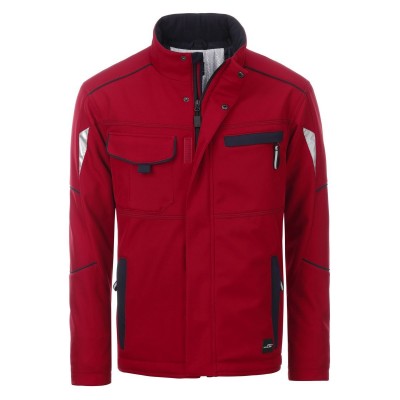 Soft shell Workwear Softshell Padded Jacket-Level 2 colore red/navy taglia L