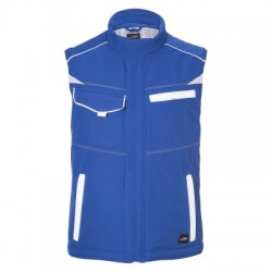Soft shell Workwear Softshell Padded Vest-Level 2 colore royal/white taglia L