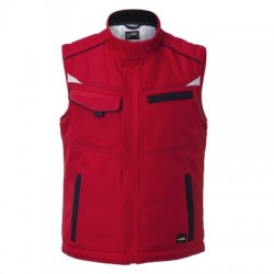 Soft shell Workwear Softshell Padded Vest-Level 2 colore red/navy taglia XS
