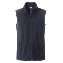 Pile Men's Workwear Fleece Vest colore navy/navy taglia S