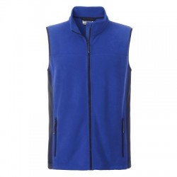 Pile Men's Workwear Fleece Vest colore royal/navy taglia XS