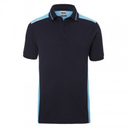 Polo Men's Workwear Polo-Level 2 colore navy/turquoise taglia 3XL