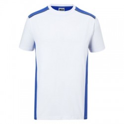 T-Shirt Men's Workwear T-Shirt-Level 2 colore white/royal taglia 3XL