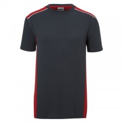 T-Shirt Men's Workwear T-Shirt-Level 2 colore carbon/red taglia XXL