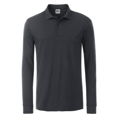 Polo Men's Workwear Polo Pocket Longsleeve colore carbon taglia XS