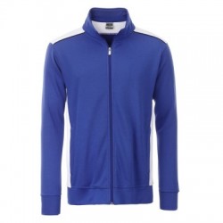 Felpe Men's Workwear Sweat Jacket-Level 2 colore royal/white taglia XS