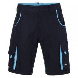 Pantaloni Workwear Bermudas-Level 2 colore navy/turquoise taglia 54