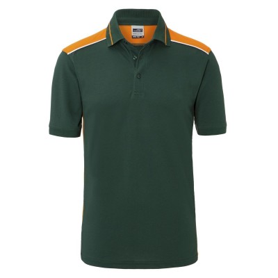 Polo Men's Workwear Polo-Level 2 colore dark-green/orange taglia XS