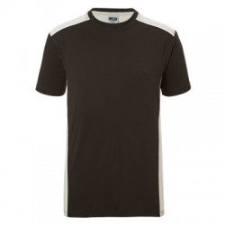T-Shirt Men's Workwear T-Shirt-Level 2 colore brown/stone taglia S