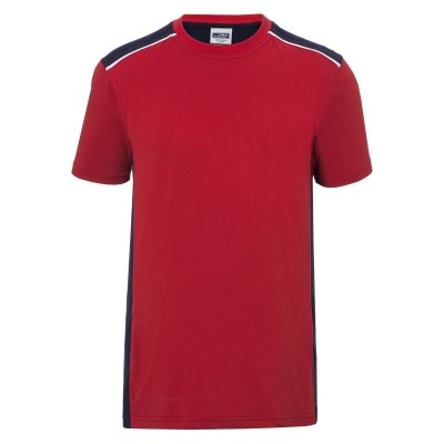 T-Shirt Men's Workwear T-Shirt-Level 2 colore red/navy taglia L