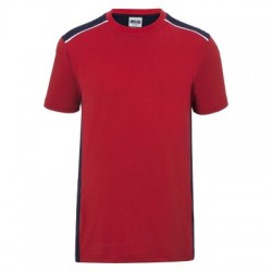 T-Shirt Men's Workwear T-Shirt-Level 2 colore red/navy taglia 3XL