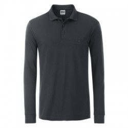 Polo Men's Workwear Polo Pocket Longsleeve colore carbon taglia S