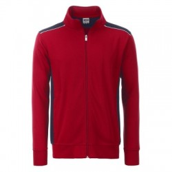 Felpe Men's Workwear Sweat Jacket-Level 2 colore red/navy taglia 3XL