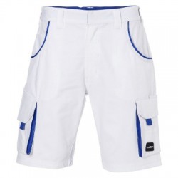 Pantaloni Workwear Bermudas-Level 2 colore white/royal taglia 54