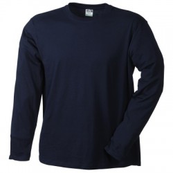 T-Shirt Men's Long-Sleeved Medium colore navy taglia S