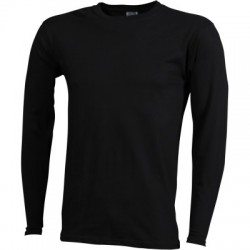 T-Shirt Men's Long-Sleeved Medium colore black taglia XXL