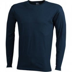 T-Shirt Men's Long-Sleeved Medium colore petrol taglia S