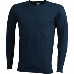 T-Shirt Men's Long-Sleeved Medium colore petrol taglia XL