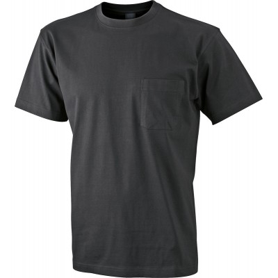 T-Shirt Men's Round-T Pocket colore graphite taglia S